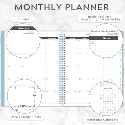 2026-2031 Monthly Planner/Calendar - 5 Year Planner