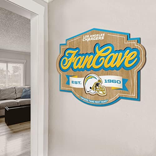 YouTheFan NFL Los Angeles Chargers FanCave Wall Art