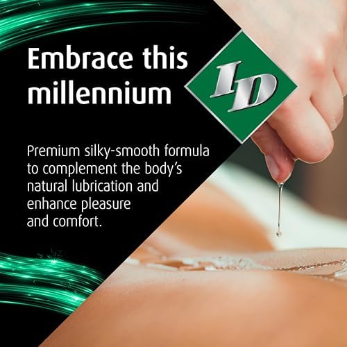 ID Lubricants Millennium Silicone, 3/Black, 64 Fl Oz (Pack of 1)