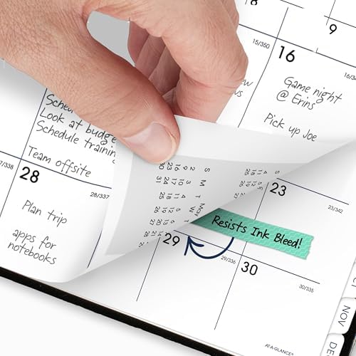 AT-A-GLANCE 2027 Appointment Book Planner, Weekly, 8" x 11", Quarter-Hourly, Hardcover, DayMinder, Black (G520H0027)