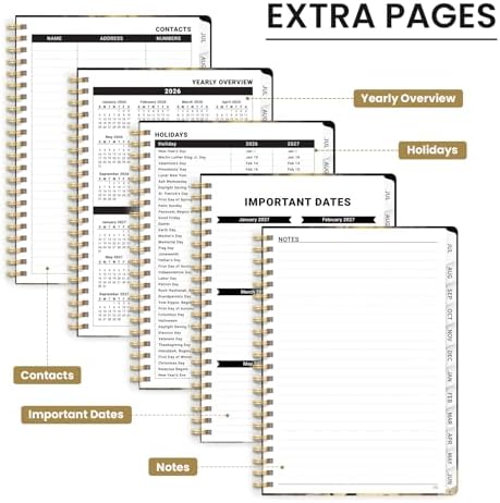 ZOTIA Planner 2026-2027 Weekly & Monthly Calendar Planner Jul 2026-Jun 2027