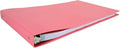 11x17 Binder Poly Panel Featuring a 1" Round Ring Pink