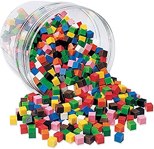 Learning Resources Centimeter Cubes, Set of 1000