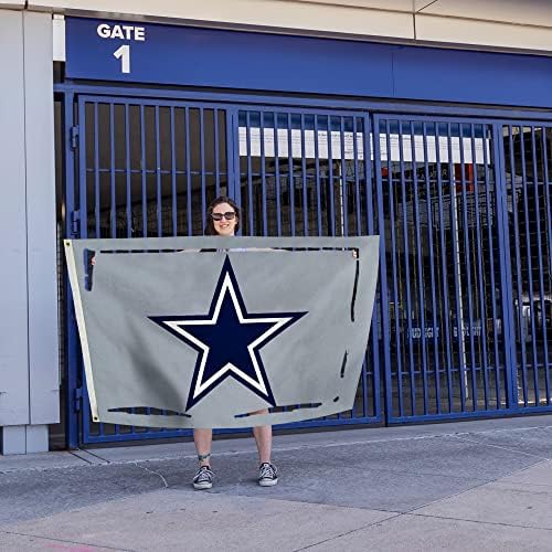 NFL Rico Industries Standard 3' x 5' Banner Flag Single Sided - Indoor or Outdoor - Home Décor