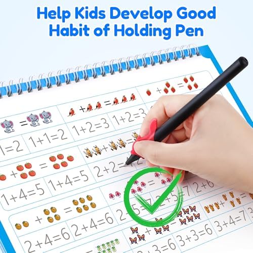 Magic Grooved Writing Practice for Kids 3-8, Grooved Handwriting Workbook