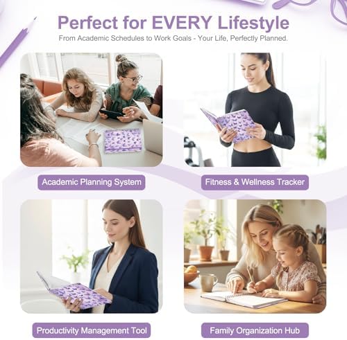 Planner 2026-2027, Weekly and Monthly Academic Year Calendar Planner, July 2026 - June 2027, Daily Agenda Book for Office School Supplies, A5(6.3'' x 8.5'')