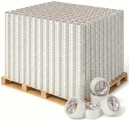 Tape Logic 2" x 110 Yard Clear Packing Tape Pallet - 45 Cases (1620 Rolls) - 2.0 Mil Heavy Duty Shipping Tape - Bulk Strong Acrylic Adhesive Box Sealing Tape for Warehouse & Fulfillment Packaging