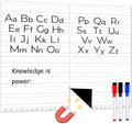 Giant Magnetic Handwriting Paper 24 x 28 in, Large Magnetic Lined Paper for Whiteboard, Dry Erase Reusable Magnetic Notebook Paper for Classroom, Teacher Supplies, Homeschool & Writing Practice