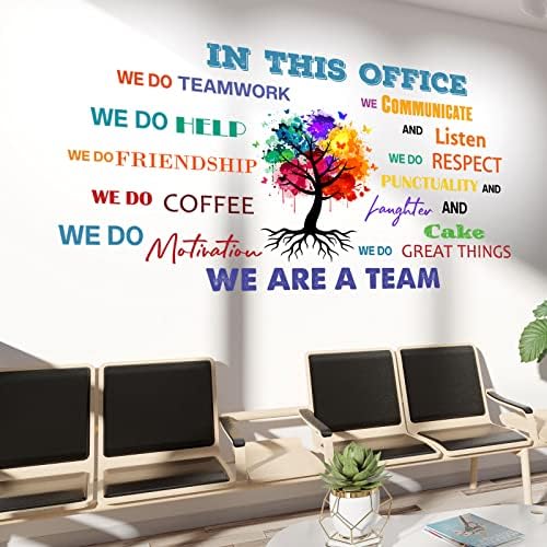 Chinco Office Decorations for Work, Teamwork Motivational Quotes Stickers