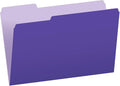 Pendaflex 435013VIO Interior File Folders, 1/3 Cut Top Tab, Legal, Violet (Box of 100)