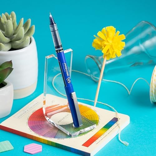 PILOT Precise V5, Extra Fine Point 0.5 mm Purple Pens, Purple, Pack of 12