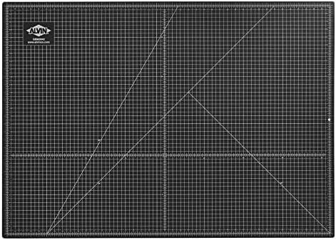 ALVIN GBM Self-Healing Cutting Mat 30 x 42 inch | Double-Sided Green/Black | 5-Layer Gridded Surface for Arts, Crafts and Sewing - Model GBM3042