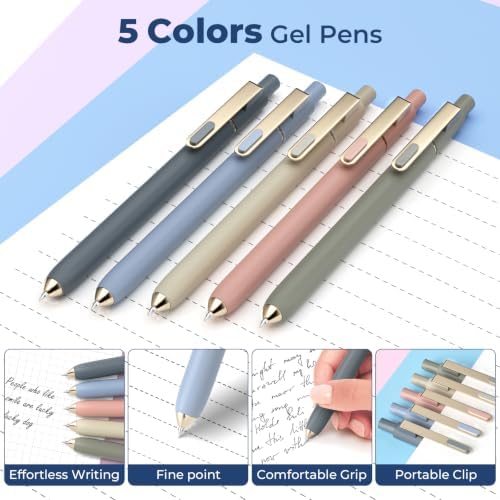 Nicpro 30PCS Cute Spiral Notebook Stationary Set For Women
