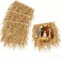 XLX TURF Fake Hay Table Placemats for Tropical Western Cowboy Country Party