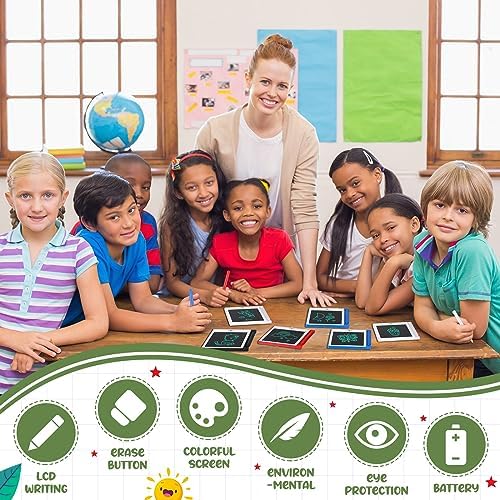 Zhehao 32 Pcs LCD Writing Tablet for Kid Mini Doodle Board,Bright Colors