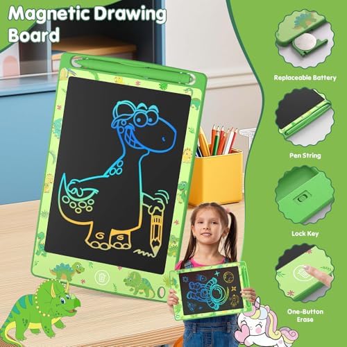LCD Writing Tablet for Kids, 8.5 Inch, Dinosaur