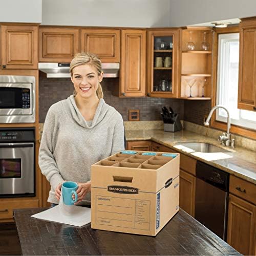 Bankers Box 1-Pack Kitchen Kit Moving Box with Dividers