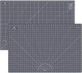 Headley Tools Thickened 24 x 36 Inch Self Healing Cutting Mat, Durable A1 Double Sided 5-Layer Craft Cutting Board for Fabric, Quilting, Sewing, Hobby, Scrapbooking, Arts and Crafts Project, Dark Gray