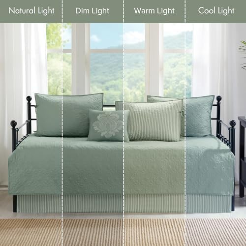 Madison Park Classic Cottage Cotton Daybed Cover Set, 6PC, 39"x75"