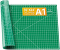 Ecraft 24"x36" Self-Healing Sewing Mat: Large Double Sided Green 5-Ply Hobby Mat, A1 Rotary Cutting Mat for Sewing, Quilting & Fabric Crafts