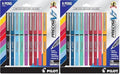PILOT Precise V7 Capped Liquid Ink Rollerball Pens,Fine Point Ink Pens 0.7 mm,Colored-Pens,Limited Edition Assorted Colors,- Ideal for School,Journaling,& Office Writing,9 Count (Pack of 2)