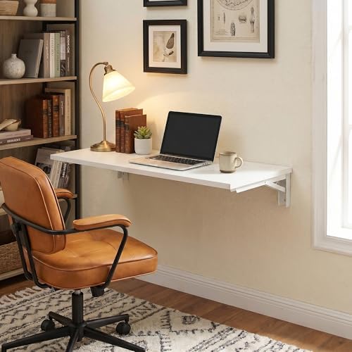 Need 36x20IN Wall Mounted Folding Table for Office Laundry White