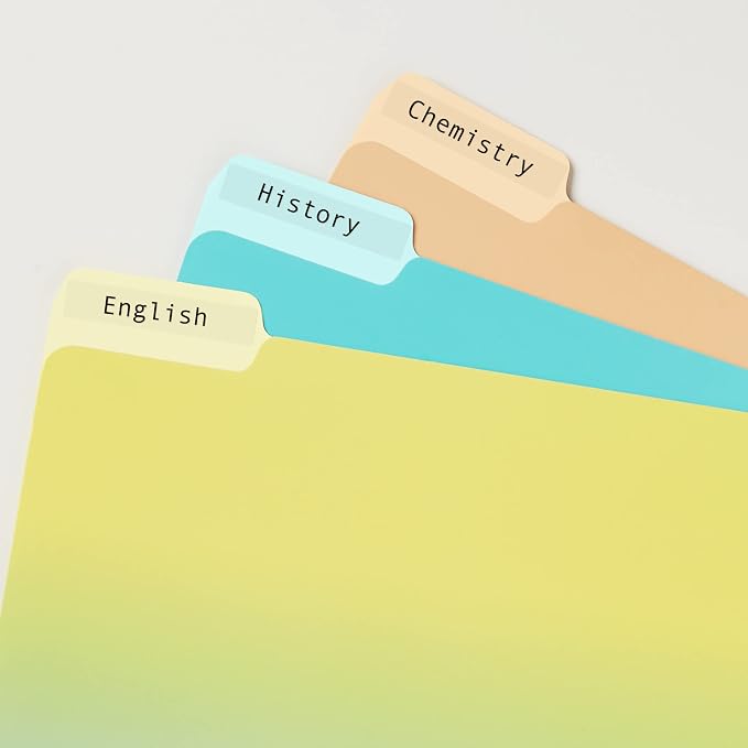 Avery® Clear Self-Adhesive Filing Labels, 2/3" x 3-7/16", 5 Packs, 2,250 Printable Labels Total (5029)