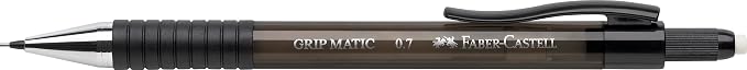 Faber-Castell 137799 - Grip Matic Mechanical Pencil - Black - 0.7 mm