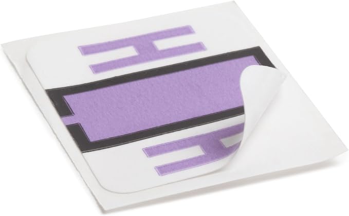 Smead BCCR Bar-Style Color-Coded Alphabetic Label, H, Label Roll, Lavender, 500 Labels per Roll, (67078)