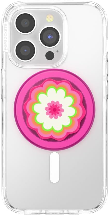 PopSockets Phone Grip for MagSafe, Magnetic Holder- Pink | Removable, For Kindle / Android / iPhone, With Magnet, Pink, Electronic Accessories, For iPad/Kindle/iPhone/Android