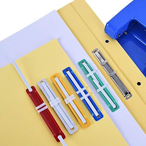 Metal Paper Fastener File Fastener,3.15"(80mm) Between 2 Hole,Box of 50 Complete Sets Binding Folder