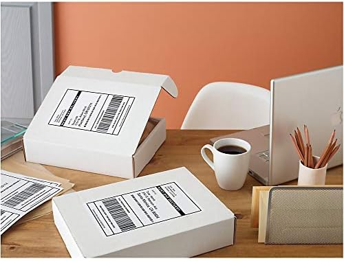 Avery Printable Shipping Labels, Sure Feed Technology, 2" x 4", White, 500 Blank Mailing Labels (8363)