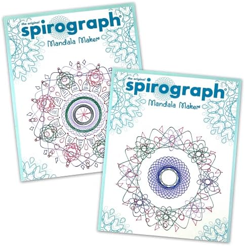 Spirograph Mandala Maker - The Easy Way to Make Countless Amazing Mandala Designs - Design Mandala Art - Ages 8+
