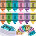 Crayon Sticky Notes Back to School Note Pads Gifts Supplies