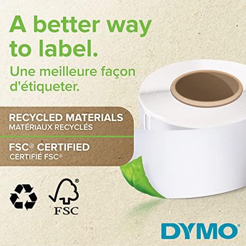 DYMO Authentic LW Large Multi-Purpose Labels, DYMO Labels for LabelWriter Label Printers, 2-1/8" x 2-3/4", 1 Roll of 320 (Pack of 10)