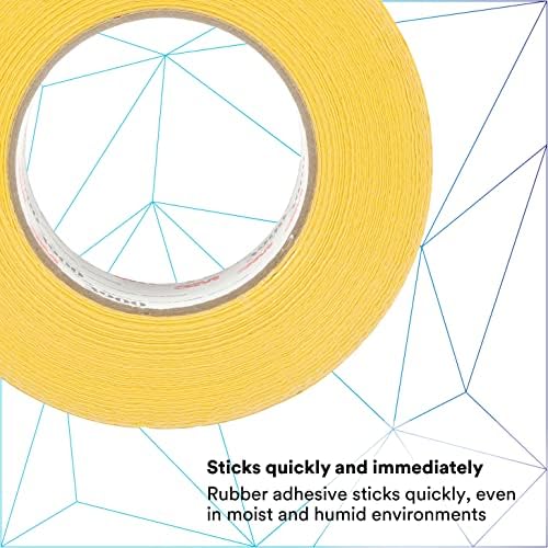 3M Multi-Purpose Duct Tape 3900, Yellow, Rubber Adhesive, 48 mm x 54.8 m