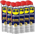 WD-40 Specialist Silicone Lubricant, New Bigger Can, 13.3 OZ [6-Pack]