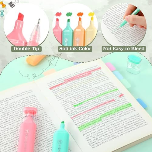 Eersida 58 Pcs Flower School Supplies Set, Colorful Pencil Pouch Pens
