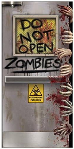 Beistle - Zombies Lab Door Cover - Standard