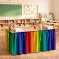 Teacher Desk Skirt for Classroom Ruffle Table Skirt Back to School