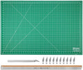 WA Portman Self-Healing Cutting Mat, Crafting Knife, 36'' Metal Ruler Set
