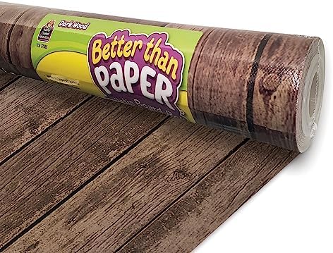 Teacher Created Resources Dark Wood Better Than Paper Bulletin Board Roll (TCR77885)