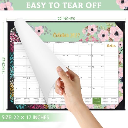 2027 Desk Calendar - JAN 2027 - DEC 2027, 12 Month Large Desk Calendar 2027