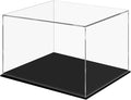 Clear Acrylic Display Case for Stationery & Toys, Dustproof Transparent Display Case for Collectibles, Action Figures, Pens, Markers, Building Blocks, Desktop Storage & Showcase