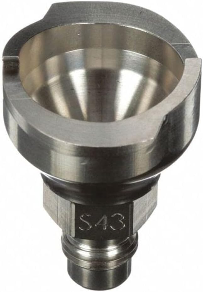 3M PPS 2.0 Adapter, 26139, Type S43, 1/4 Male, 19 Thread BSP | 1 Pack; Connects Numerous Paint Gun Brands to PPS 2.0 Paint Spray System