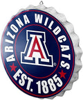 foco NCAA Team Logo Metal Bottle Cap Hanging Wall Sign