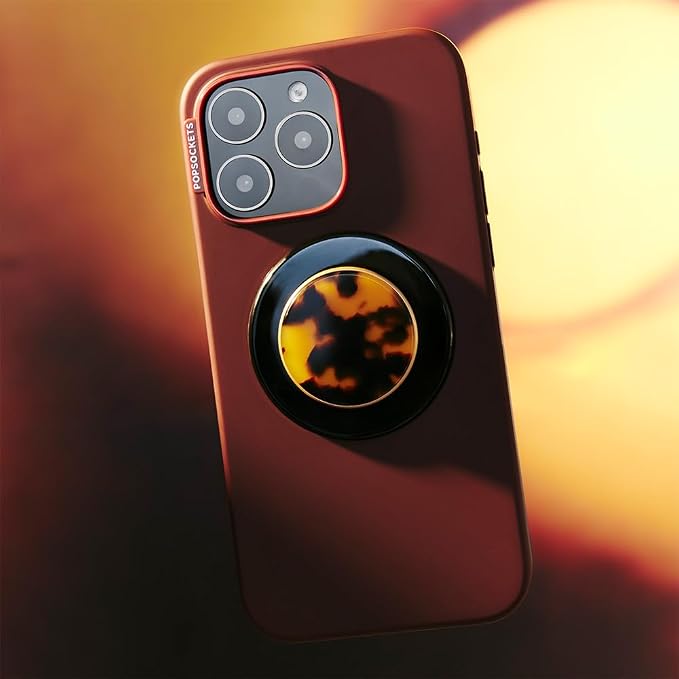 PopSockets iPhone 15 Pro Max Phone Case with MagSafe, Wireless Charging Compatible, Burgundy - Oxblood