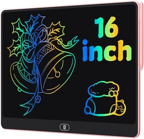 LCD Writing Tablet for Kids 16 inch 3 pcs (Blue, Pink and Black)