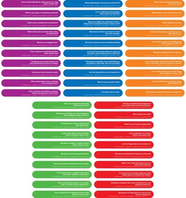Really Good Stuff Daily Response Sticks, 60 Ct., Ages 4+, PreK+