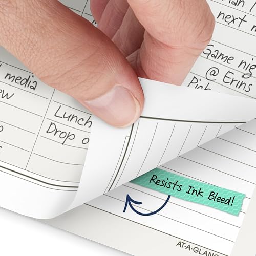 AT-A-GLANCE 2027 Planner Refill Daily, 5.5" x 8.5", Desk Size 4, Two Page Per Day Refill, 7-Ring Loose-Leaf (481-225-27)